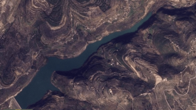 صور أقمار صناعية تؤكد امتلاء سد الدريكيش في طرطوس لأول مرة منذ سنوات