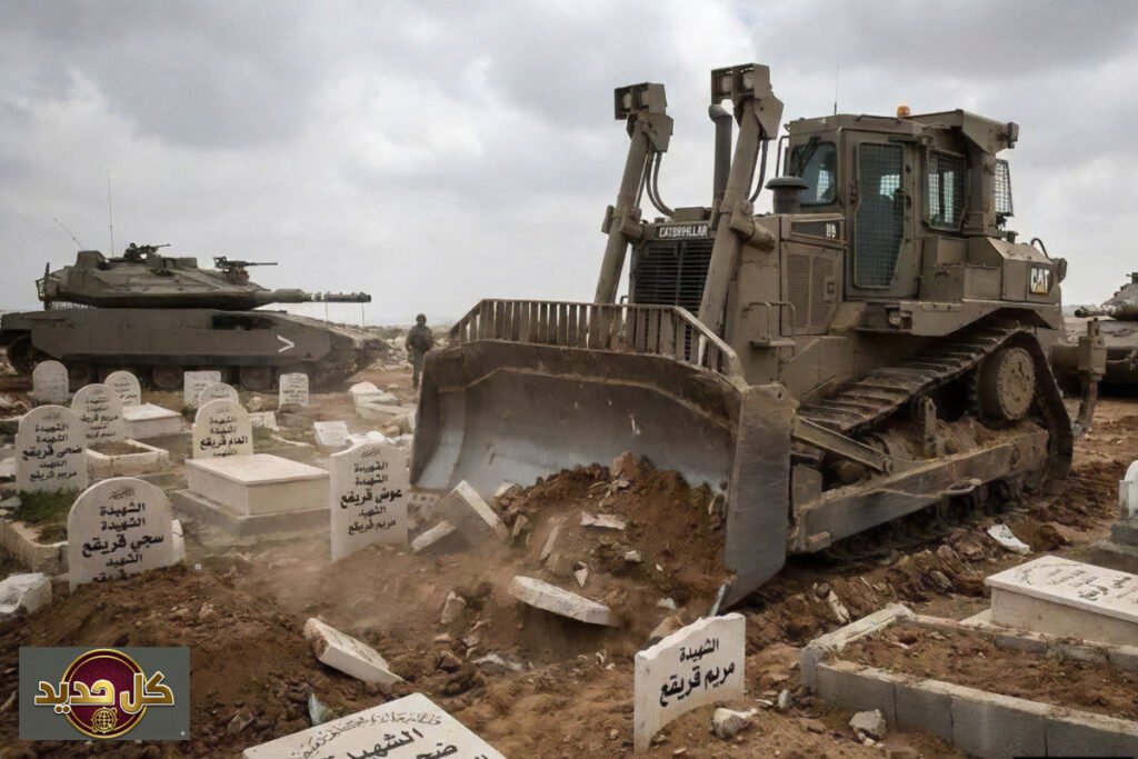 مقبرة البطش غزة: الاحتلال ينكأ جراح أهالي الشهداء والأموات مرتين