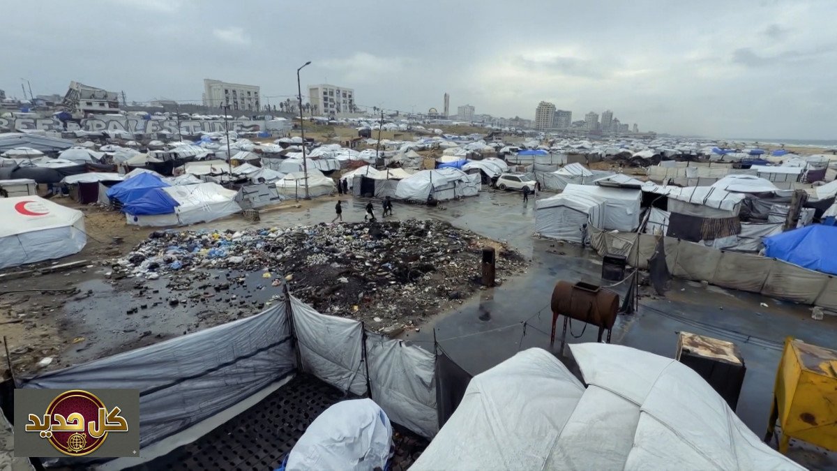 واقع النازحين غزة: 100 يوم من الصراع تزيدها المنخفضات الجوية مأساوية