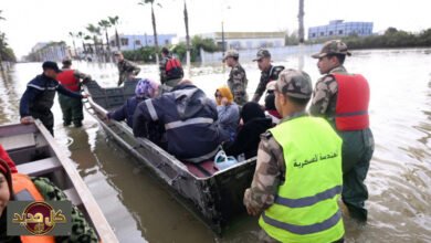فيضانات القصر الكبير: المياه تغرق الأحياء المنخفضة والسلطات تجلي السكان