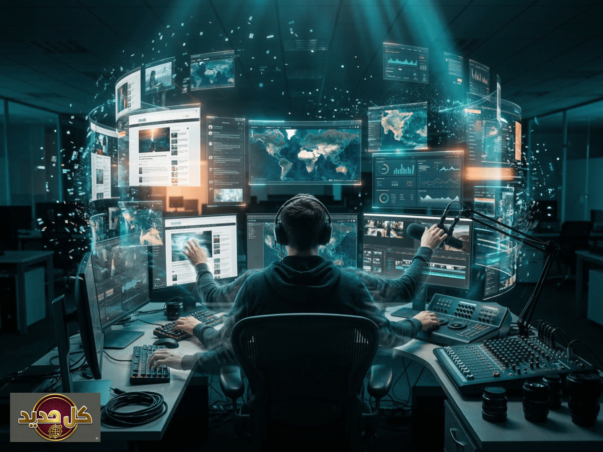 الصحافة والذكاء الاصطناعي: غرفة أخبار متكاملة بصحفي واحد