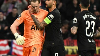 كنسكي توتنهام: رسالة مؤثرة بعد 17 دقيقة كارثية أمام أتلتيكو