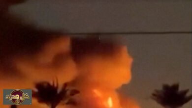 هجوم صاروخي بغداد: قصف قاعدة عسكرية بمطار بغداد وتدمير طائرة