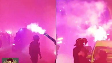 جماهير برشلونة تتألق: إشعال الأجواء قبل قمة أتلتيكو مدريد بكأس الملك