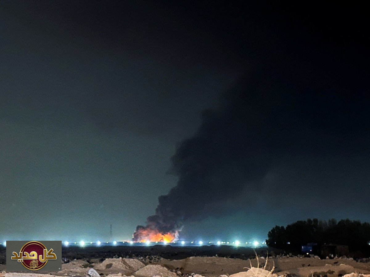 هجوم البصرة: حريق ضخم يلتهم مكاتب شركتين أمريكيتين وسط تهديدات الفصائل