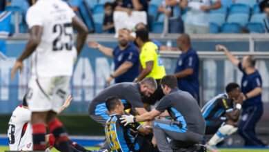 رد فعل لاعب برازيلي يذهل العالم بعد إصابة مروعة في الدوري