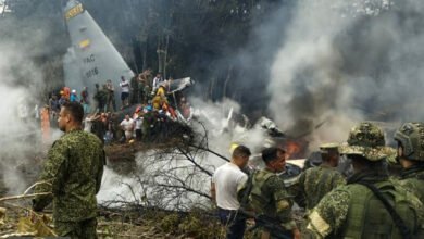 تحطم طائرة كولومبية عسكرية: مقتل 80 شخصاً وإنقاذ 48 في بوتومايو