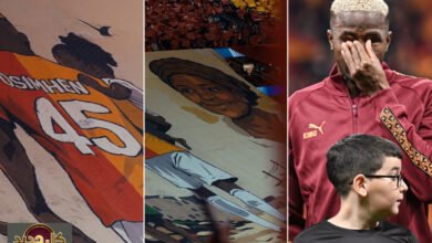 تيفو غلطة سراي المؤثر: تكريم استثنائي لوالدة فيكتور أوسيمين