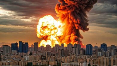 سحب المشروم الغامضة في إيران: هل هو انفجار نووي؟