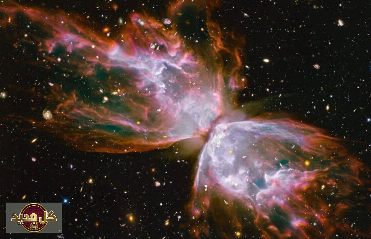 جليد سديم الفراشة: اكتشاف مدهش يتحدى النجوم الملتهبة