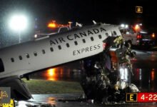 حادث مطار لاغوارديا يودي بحياة طيار ومساعده ويوقف الرحلات في نيويورك