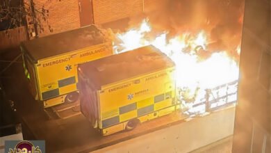 حريق سيارات إسعاف لندن: تحقيق في جريمة كراهية ضد منظمة يهودية