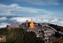 أوميشان الصينية: سحر الطبيعة وروحانية الشرق في قلب الجبال