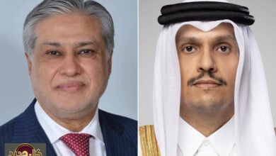 تطورات المنطقة تتصدر مباحثات رئيس وزراء قطر ووزير خارجية باكستان