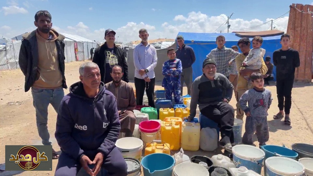 معاناة مخيم البرج: 750 أسرة تواجه العطش والتهميش بغزة