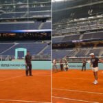 بيريز حكم تنس: مشهد استثنائي في سانتياغو بيرنابيو