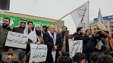 احتجاجات سورية واسعة تندد بقانون إعدام الأسرى الفلسطينيين