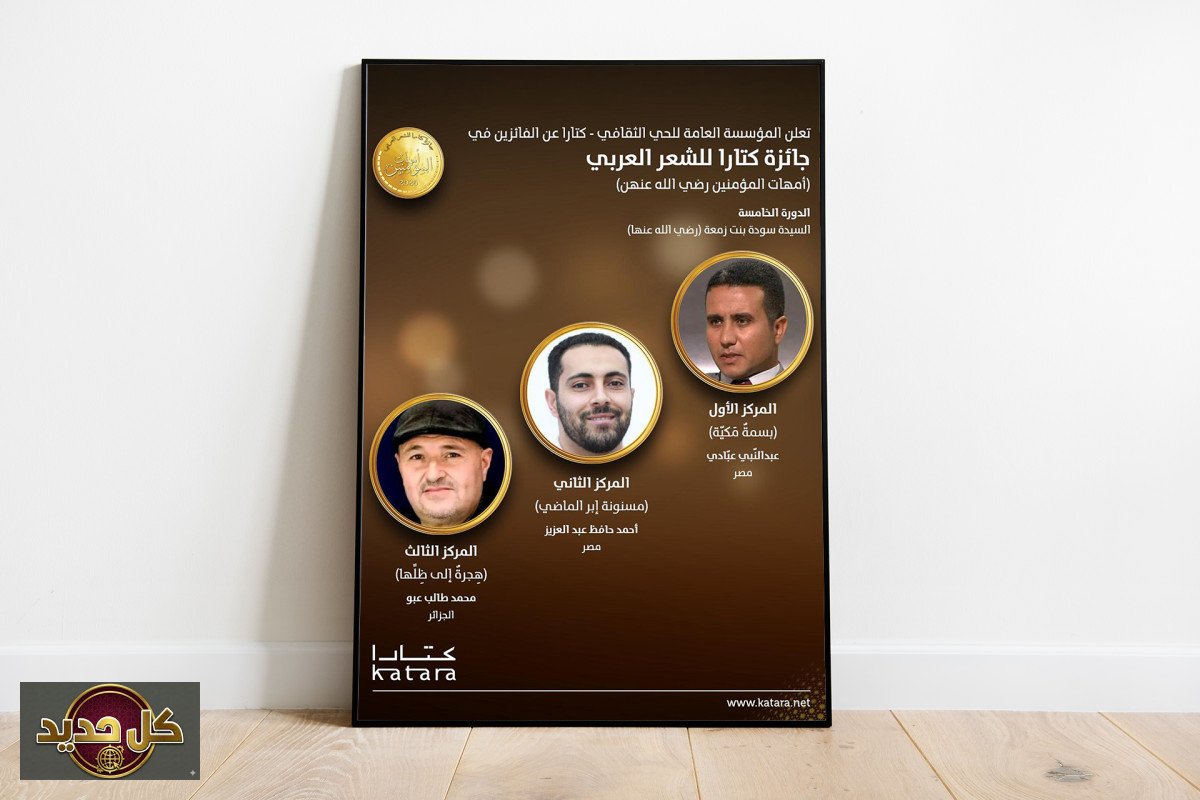 جائزة كتارا للشعر: تتويج ثلاثة شعراء عرب في نسخة ‘أمهات المؤمنين’