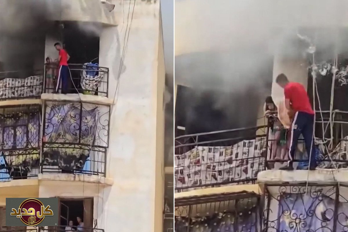 بطل الجزائر: شاب يتسلق 10 طوابق وسط النيران لإنقاذ طفلين بوهران