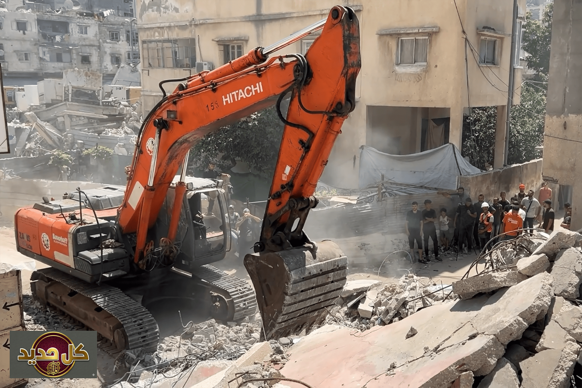 مأساة مفقودي غزة: حفار واحد يواجه انتشال 8500 جثمان من تحت الأنقاض