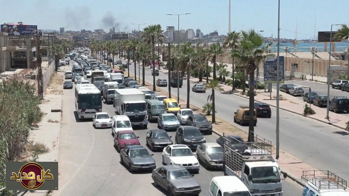 نزوح جنوب لبنان: موجة غير مسبوقة وشلل مروري يضرب صيدا