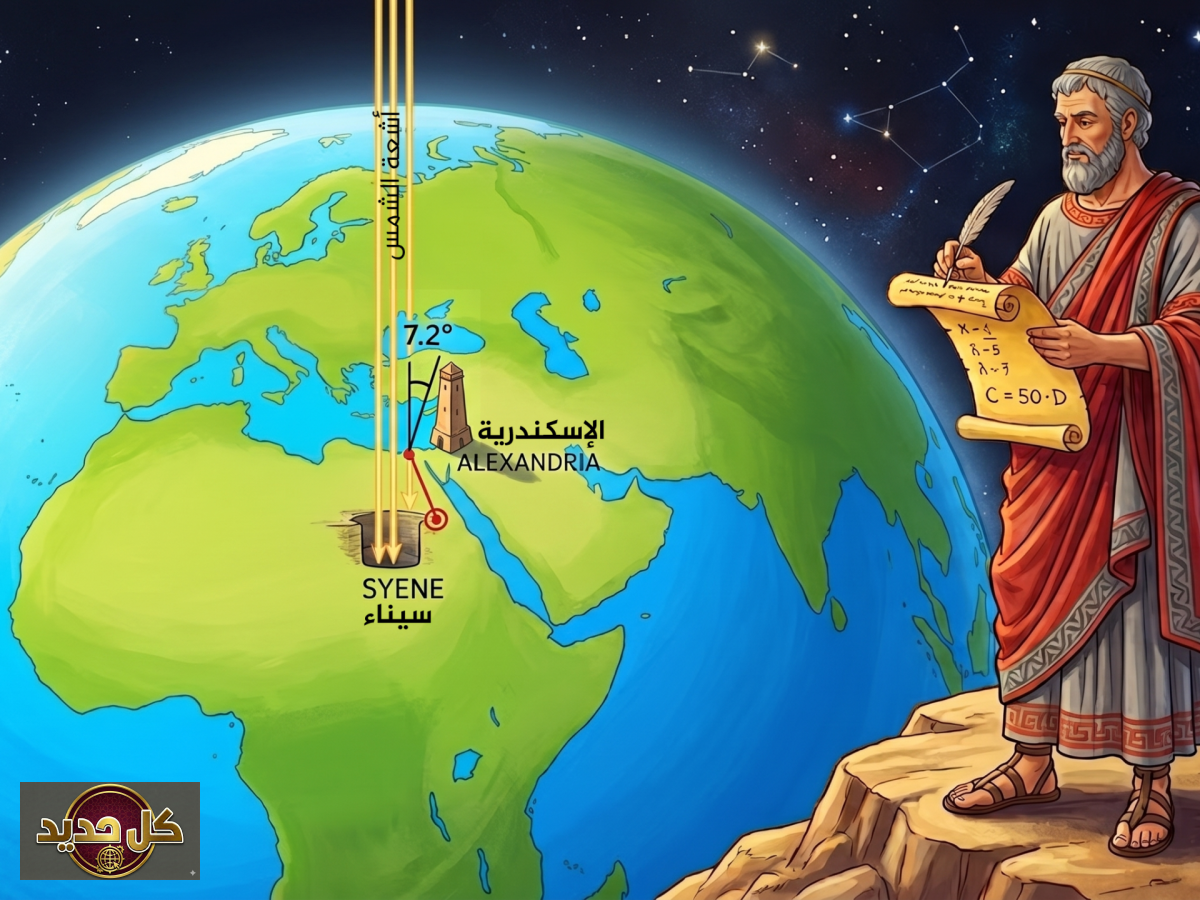 الانقلاب الصيفي: رحلة علمية من الإسكندرية إلى قياس محيط الأرض