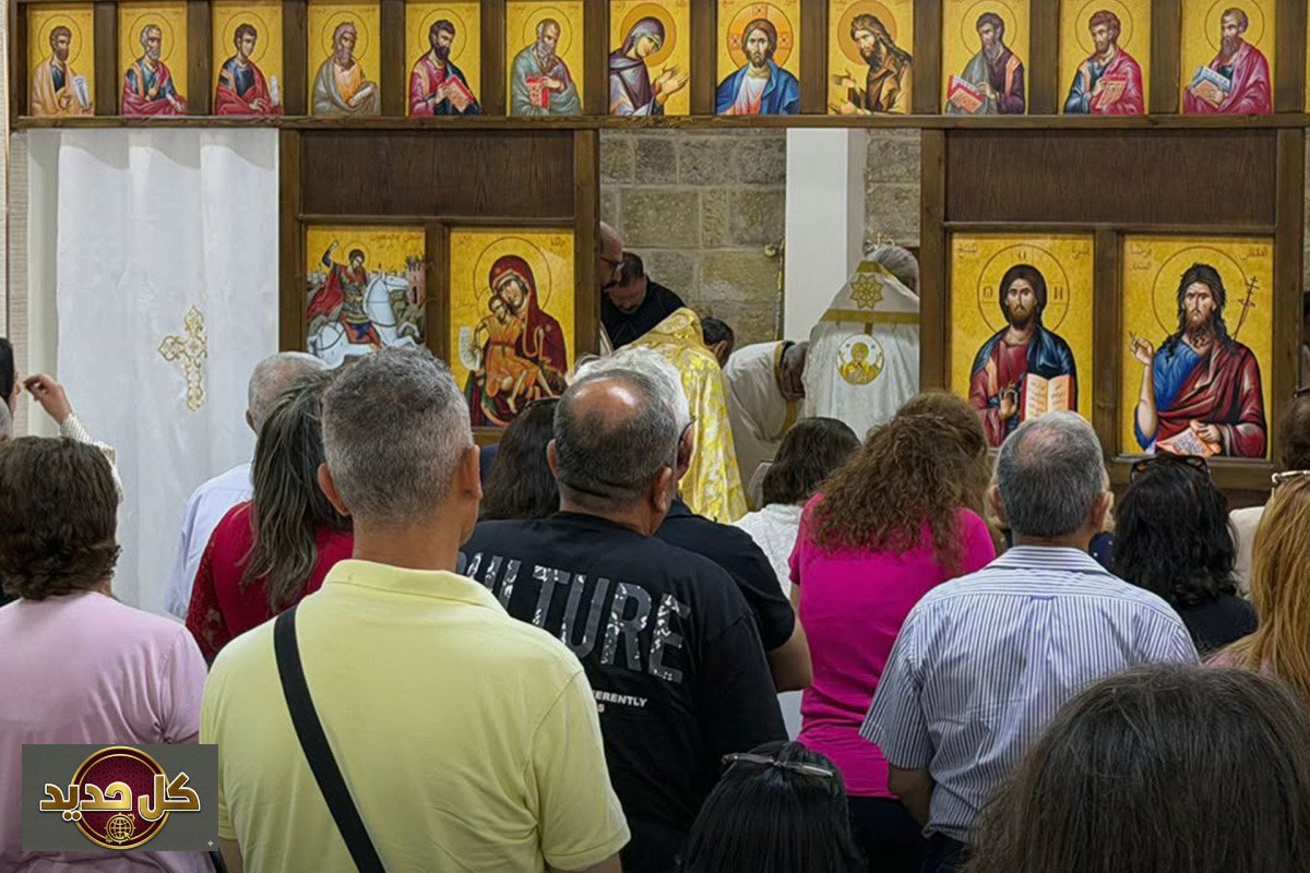 كنيسة جاورجيوس الغسانية تستقبل أول صلاة بعد 14 عاماً من الغياب