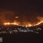 حرائق كفرشوبا: صور فضائية ترصد امتداد النيران وتخطّيها 'الخط الأصفر'